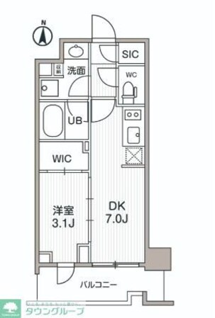 シーズンフラッツ両国サウスの物件間取画像